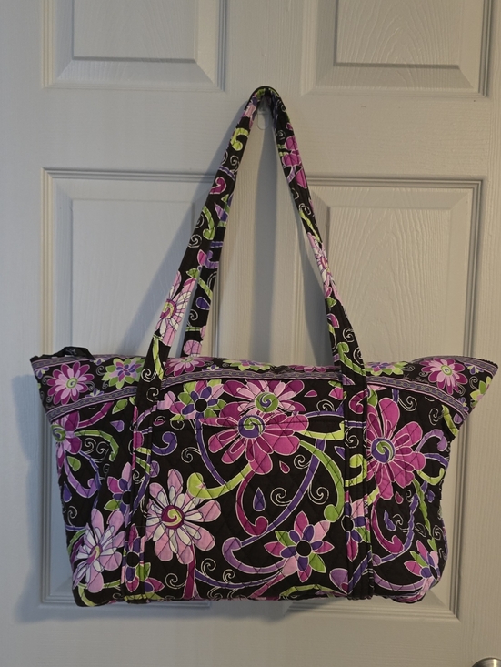 Vera Bradley Other - Vera Bradley Purple Punch-large Tote And Other Pieces